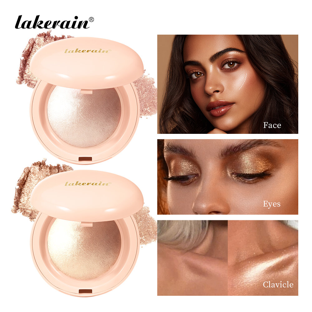 Ánh sáng rạng rỡ silken Touch Highlighter-mịn nướng Glow bột | lâu dài, không thấm nước | 4 màu | 5.5g