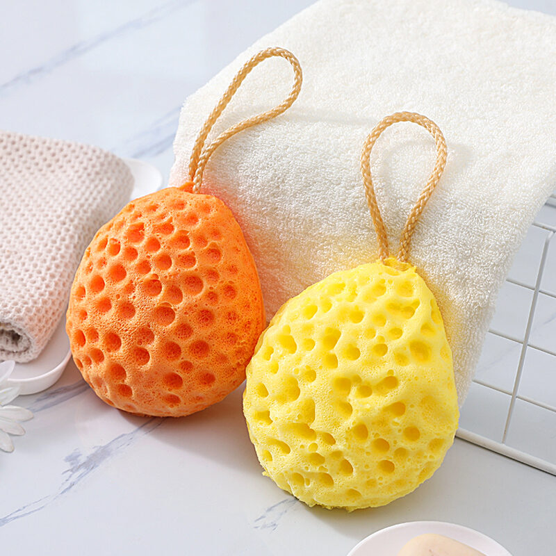 Loofah Super Soft Bath Ball Not Scattered Children Cute Bath Sponge Sparkling Bath