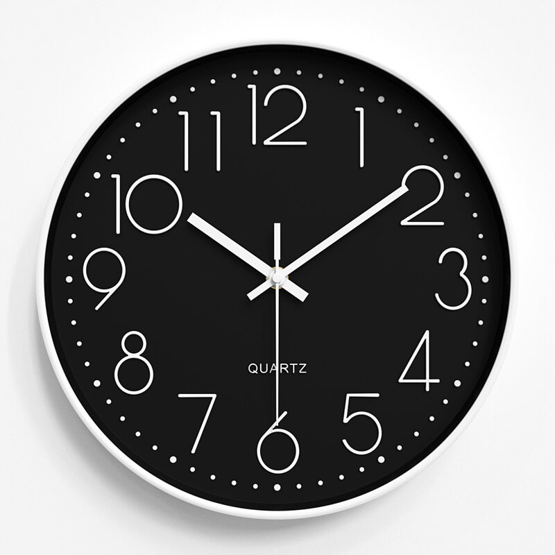 ZETAO | Silent Quartz Wall Clock Simple Style
