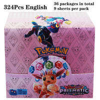 324Pcs/box Pokemon TCG: Sun & Moon Darkness Ablaze 36 Pack Booster Box Pokemon Card Game Collecting Toys Board Game Prismatic