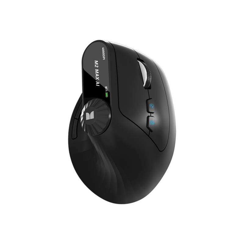 Quái vật m2max bluetooth không dây Chuột đứng 4000 DPI Chuột không tiếng với 7 điều chỉnh mức DPI 2.4GHz Chuột Quang 6 nút chuột không dây cho máy tính xách tay máy tính để bàn PC Macbook