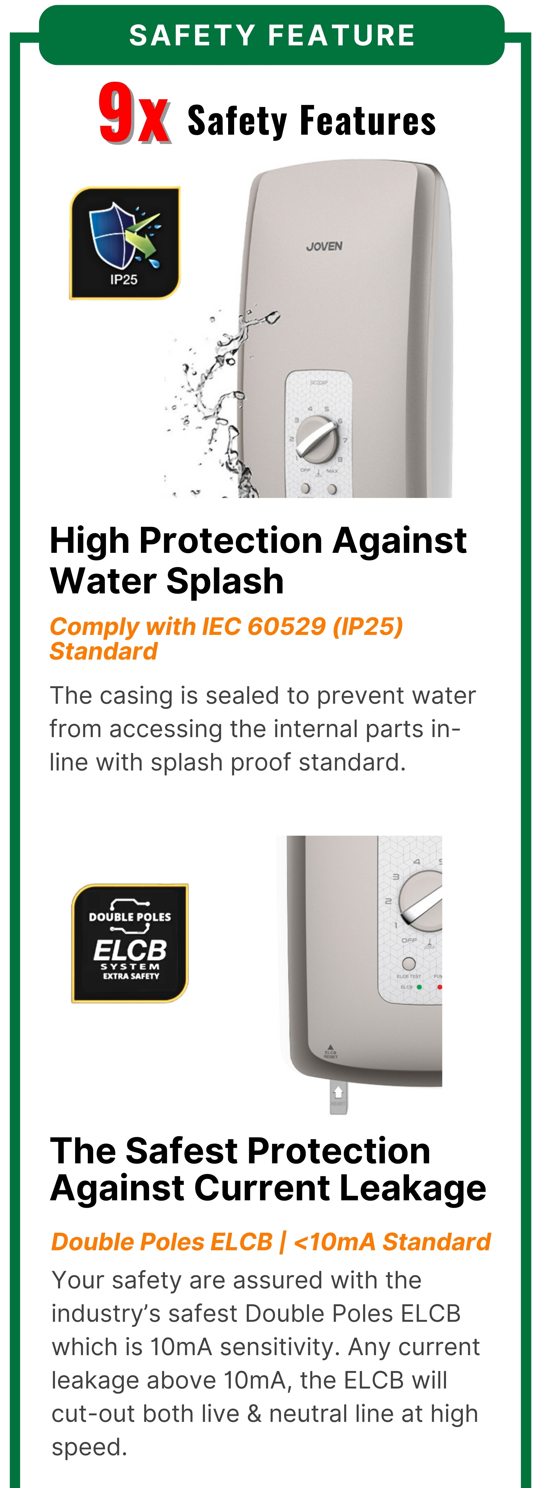 FREE SHIPPING] JOVEN Low Noise DC Pump Energy Saving Instant Water