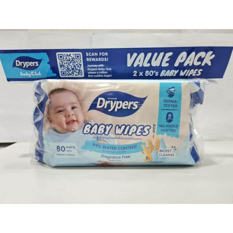 Drypers wet hot sale wipes