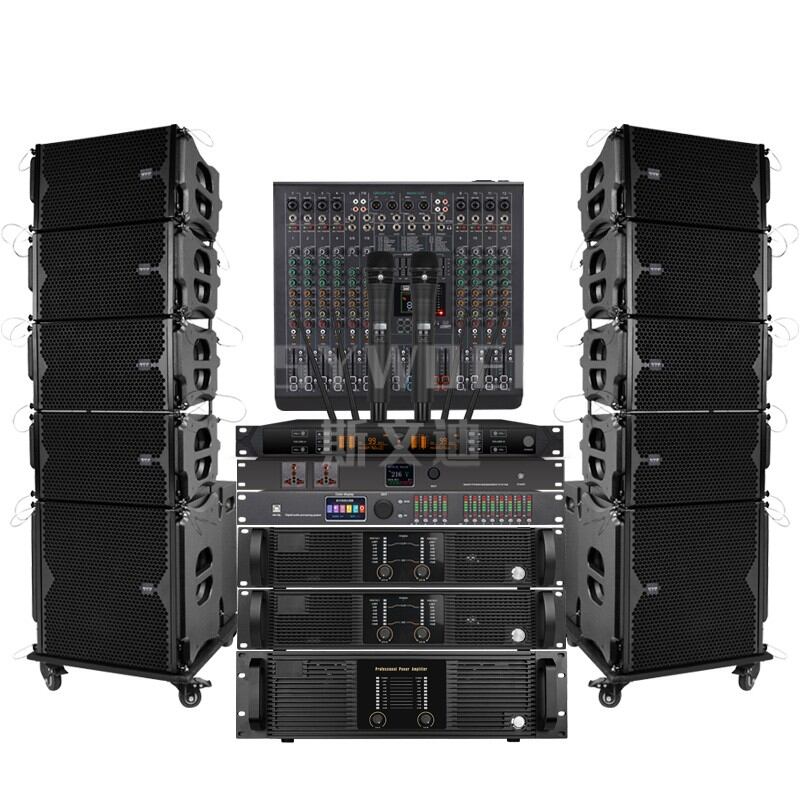 Professional Passive Line Array Sound System Set Stadium Stage ...