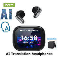 HTC NE68-Earphone-AI thông minh thời gian thực Dịch-dẫn Screen-Earbud-IPX5 cảm ứng không thấm nước-Giảm tiếng ồn-âm thanh độ trung thực cao-Tai nghe Bluetooth 6.0