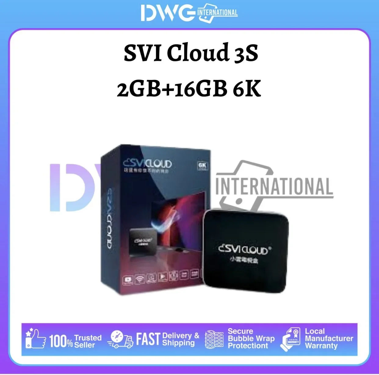 NEW SVI Cloud 小雲 svicloud 3PRO/3PLUS/3S Malaysia Version Android Box Dual Band Wifi 5G Bluetooth 6K Smart TVBox Preinstalled 10000 IPTV live channels Androidbox Netflix Youtube