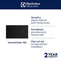Electrolux EHI8255BE 80cm Induction Hob with SenseFry & PowerBoost | 2y Warranty