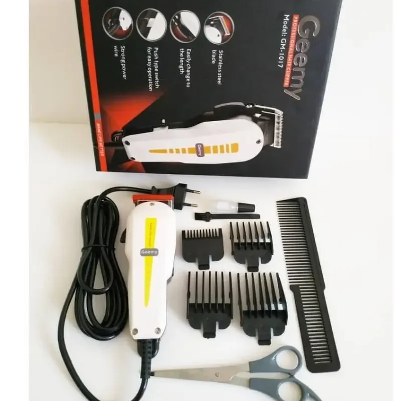 Geemy GM-1017 Professional Hair Trimmer Electric Shaving Men Hair Trimmer Haircut Machine