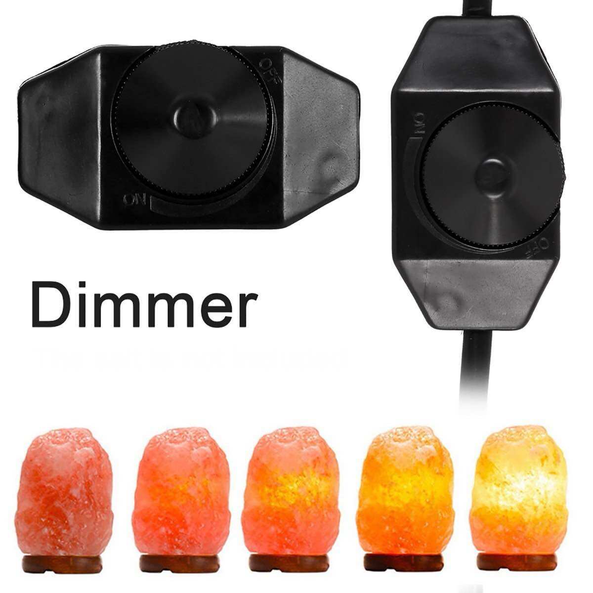 HIMALAYAN ROCK SALT LAMP BASE (WITH 2 PCS BULB) - (MEDIUM SIZE) LAMPU GARAM BUKIT HIMALAYA (5INCH)