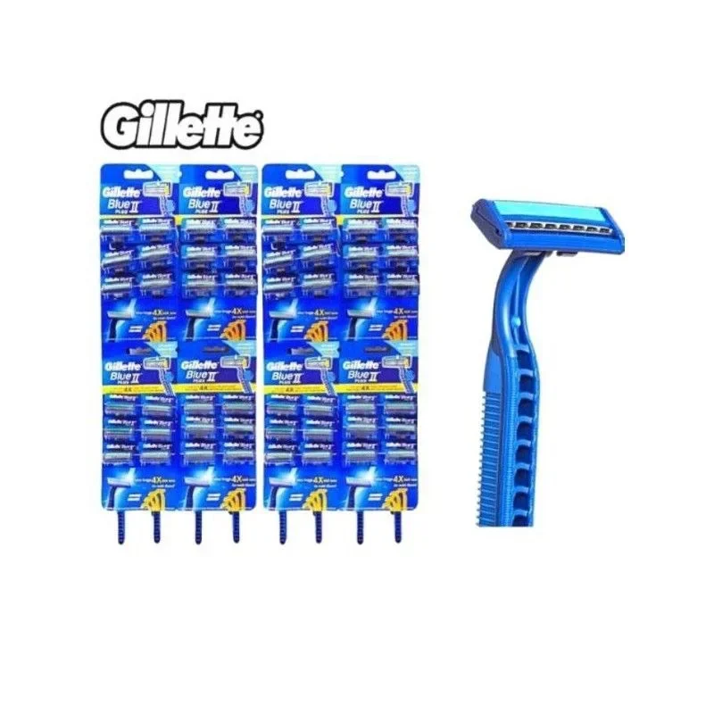 Gillette Blue 2 / Blue II Plus Disposable Razor (1cardx24unit)