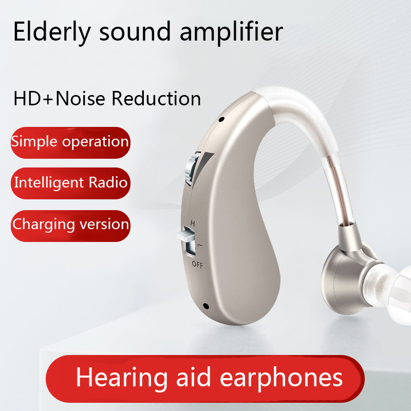 JIALEMEIJIA | Comfortable Charging Ear Hook Hearing Aid Earphones