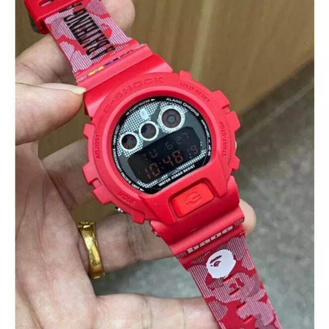 G Shock Spoon Dw6900 Yellow Blue Custom Bnb Limited Edition Watch