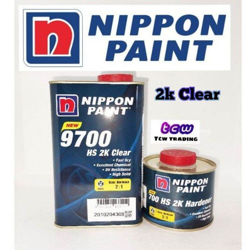 Nippon 9700 Nax Premila High Solid 2:1 Top Coat 2K Clear e1Liter & 2K ...