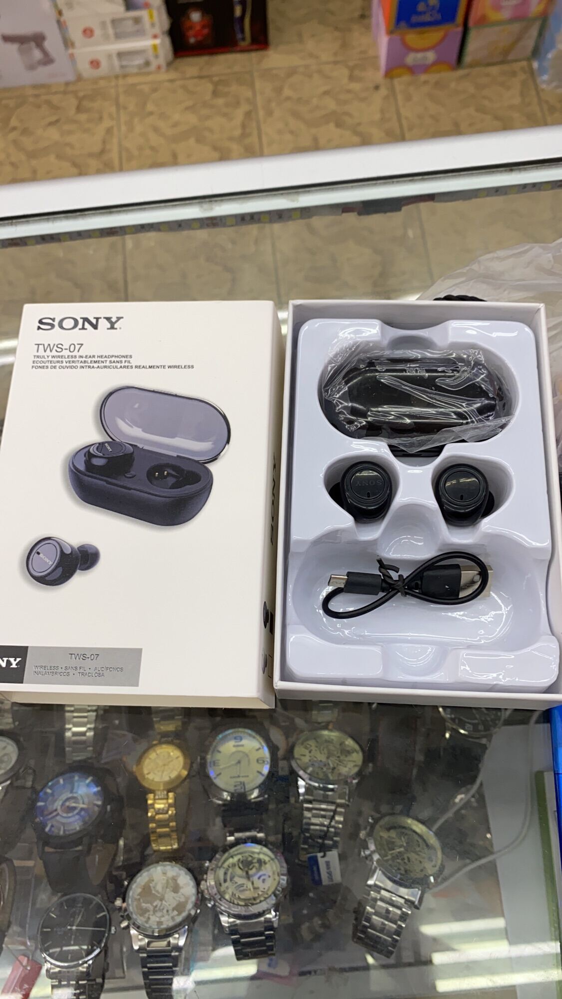 Sony TWS 7 Handsfree Bluetooth Wireless Earbuds Headphone Touch