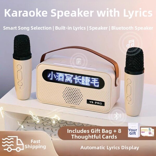 Panpuri | Bluetooth Karaoke Microphone Speaker Integrated Machine