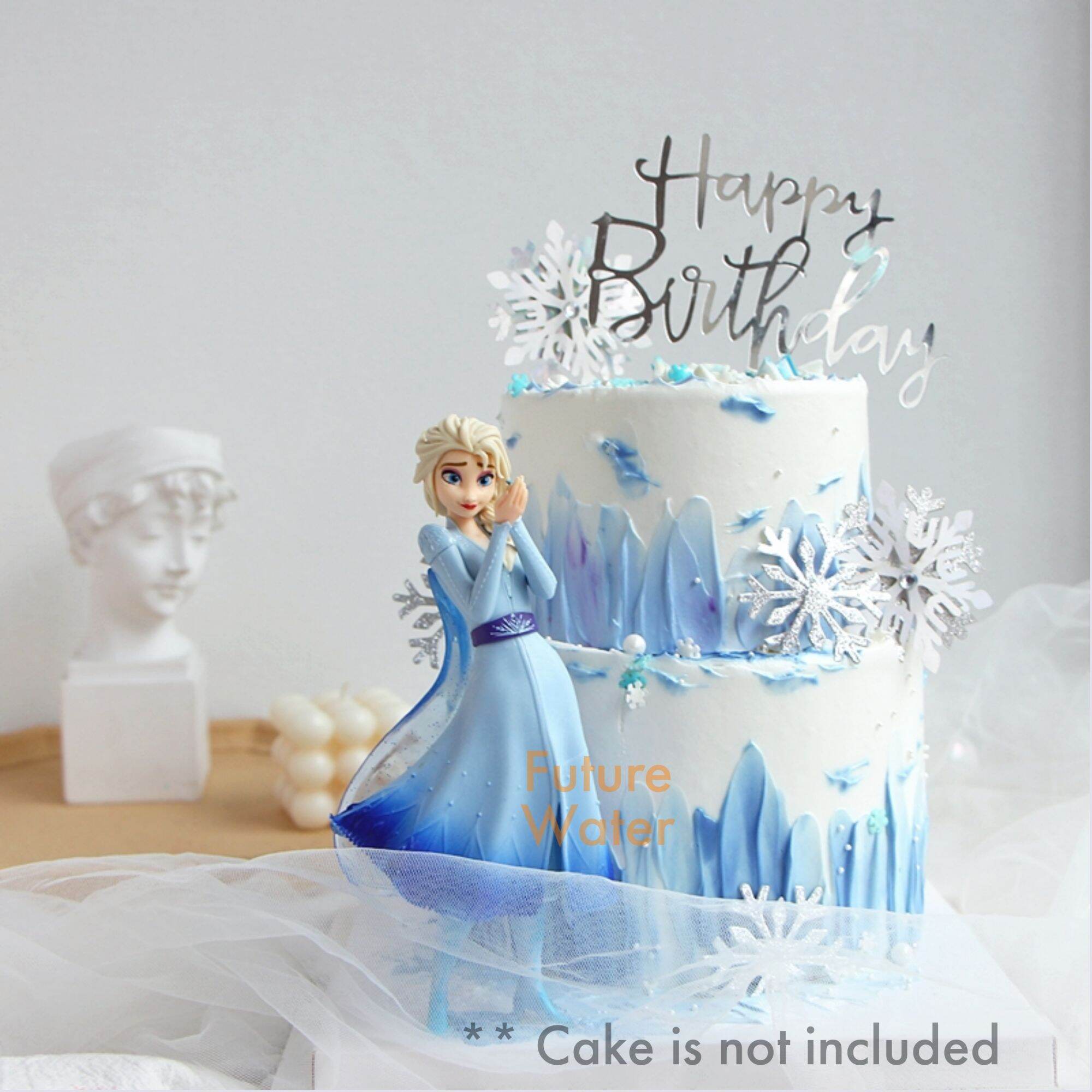 Frozen 2 inspired birthday cake!❄ - Jami's Custom Cookies | Facebook
