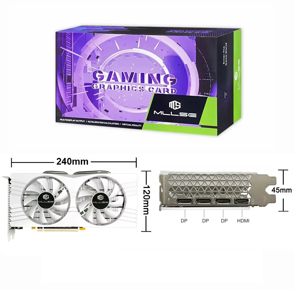 MLLSE AMD RX 580 8GB 2048SP Gaming Graphics Card GDDR5