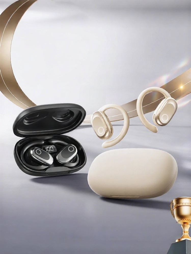 Vivo Model Compatible Bone Conduction Over-Ear Bluetooth Headphones