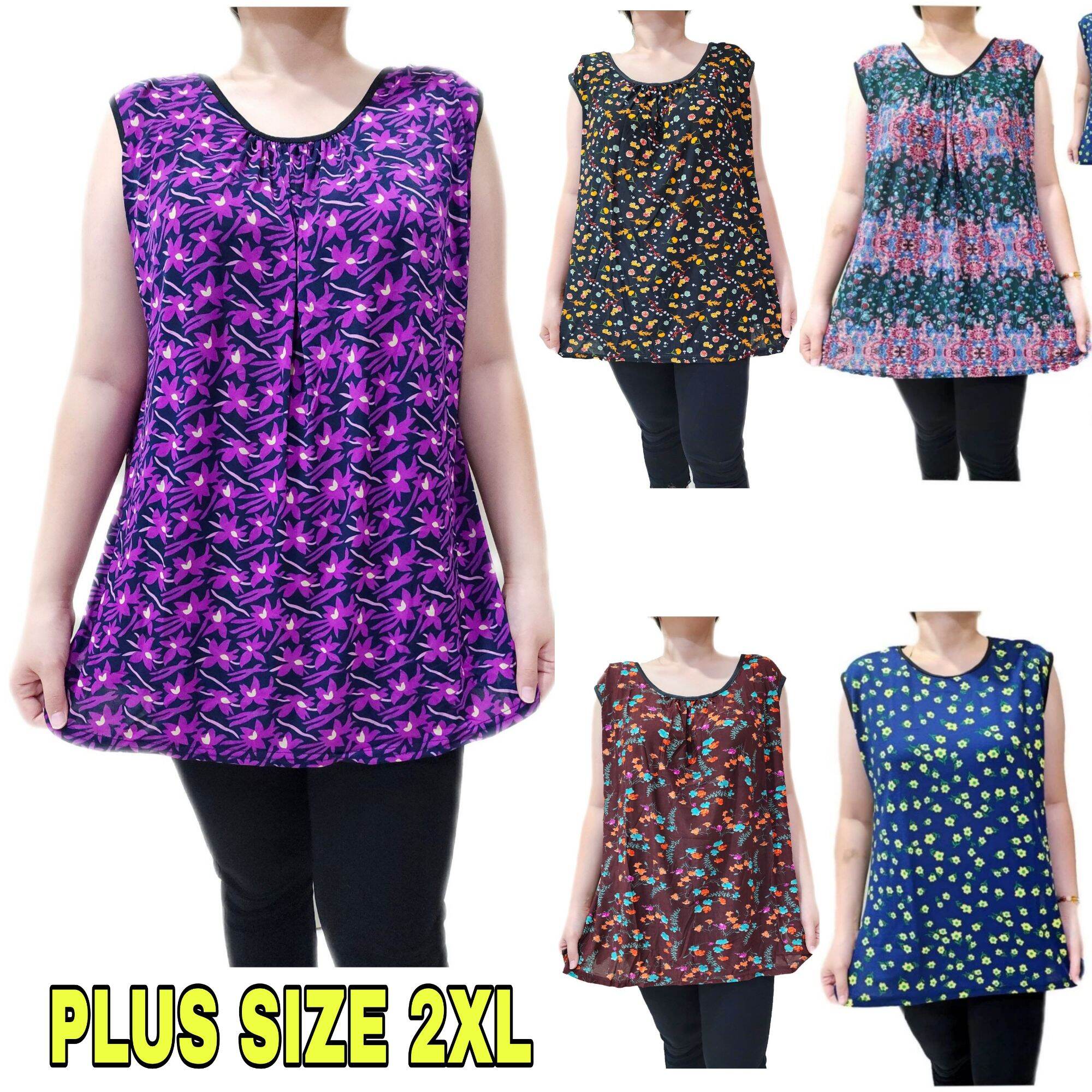 2XL Baju Batik Singlet | Lazada