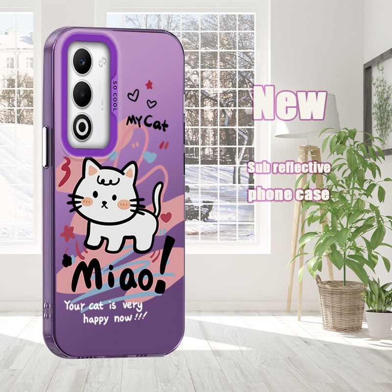 Dễ thương mô hình anime Ốp điện thoại cho OPPO A5 2025 5g IMD vỏ vỏ giảm sốc Silicon