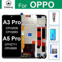 จอ LCD สำหรับ OPPO A3 Pro 5G/A5 Pro 4G 5G ชุดประกอบดิจิไทเซอร์หน้าจอสัมผัสจอแสดงผลฟรีเครื่องมือ + กาว + กระจกเทมเปอร์