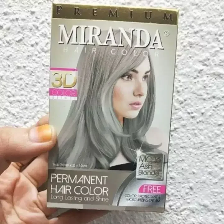 Miranda Hair Color Ash Blonde Ready Stock
