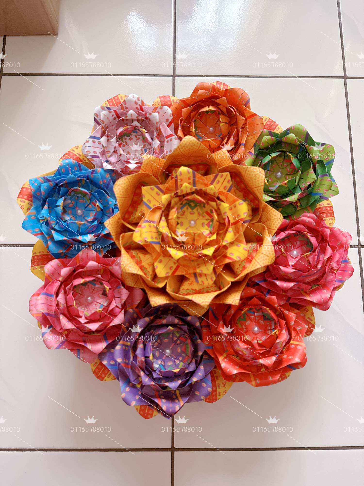 大悲咒九转莲花盘（大）45cm