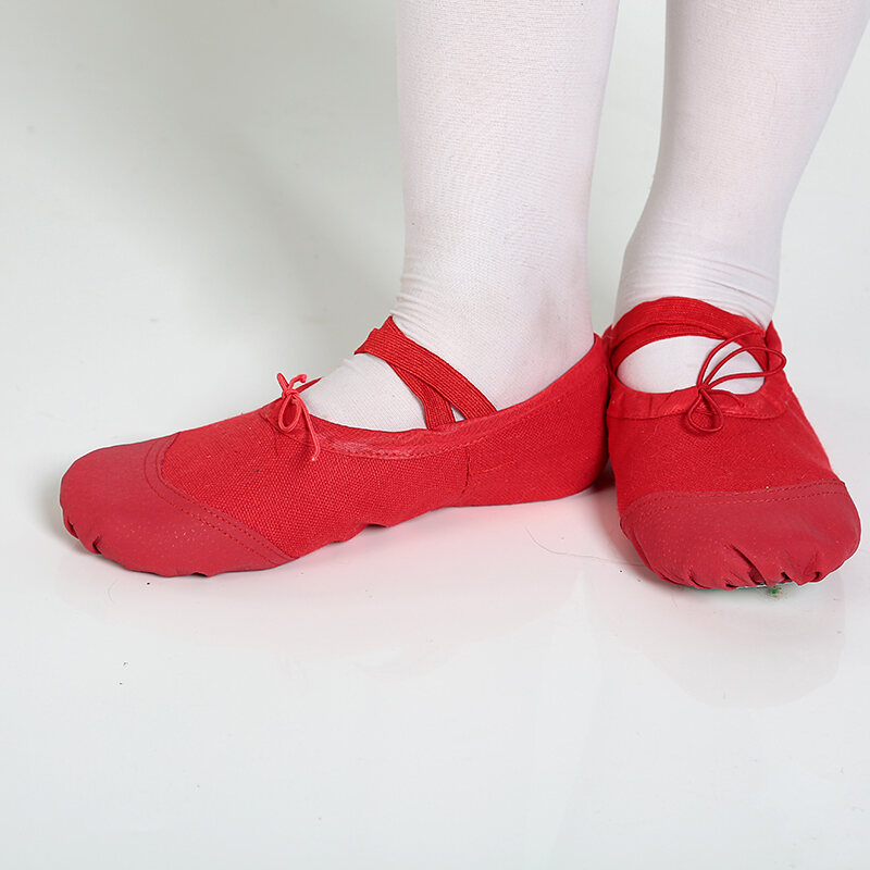 Classical Dance Dance Shoe Red Soft Bottom Modern Dance Ballet Dancing Shoes Practice Shoes Toe