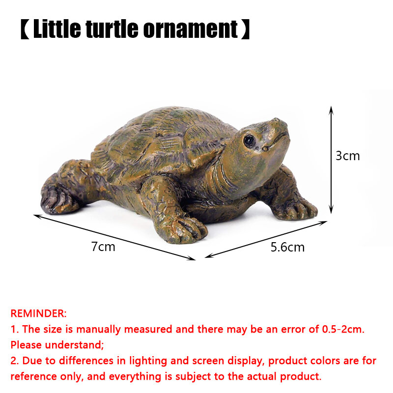 Charming Turtle Statue Mini Turtle Statue Mini Landscape Decoration Perfect For Aquarium Fairy Garden Home Decoration