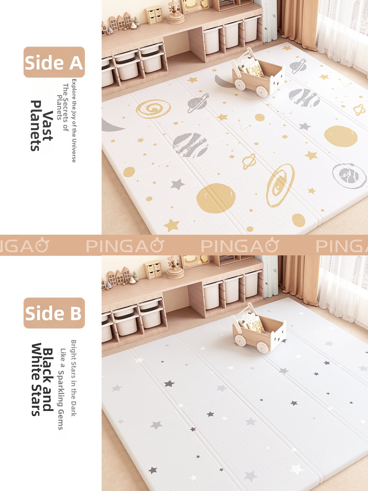 PINGAO | Baby Safety Foam Play Mat