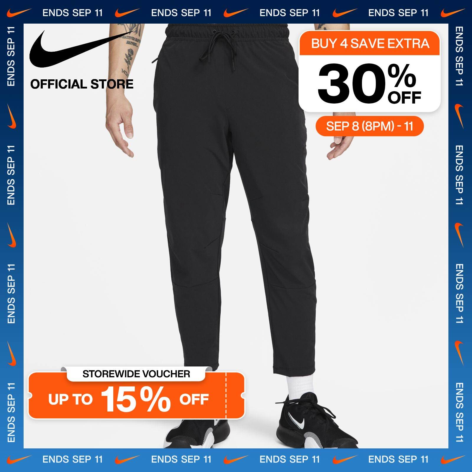Nike Men's Unlimited Dri-FIT Straight-Leg Versatile Trousers - Black