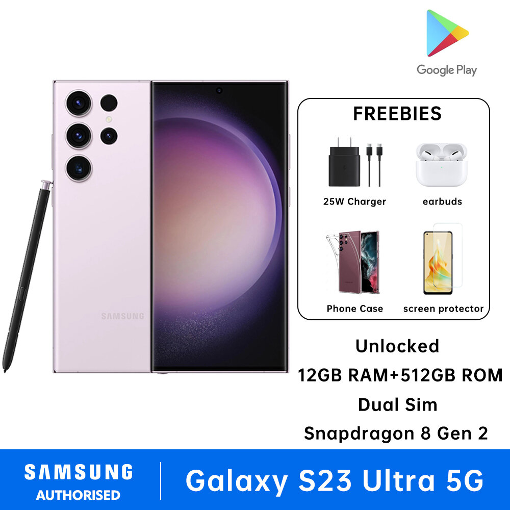 Samsung Galaxy S23 Ultra Dual Sim 12GB RAM + 512GB ROM Cell Phone Factory Unlocked Android Smartphone 200MP Camera Night Mode Long Battery Life - Image 2