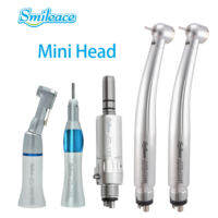 Dental LED Light High & Low Speed Handpiece kit Straight Contra Angle Air Turbine 2/4 Hole M4 / B2 Whole Set