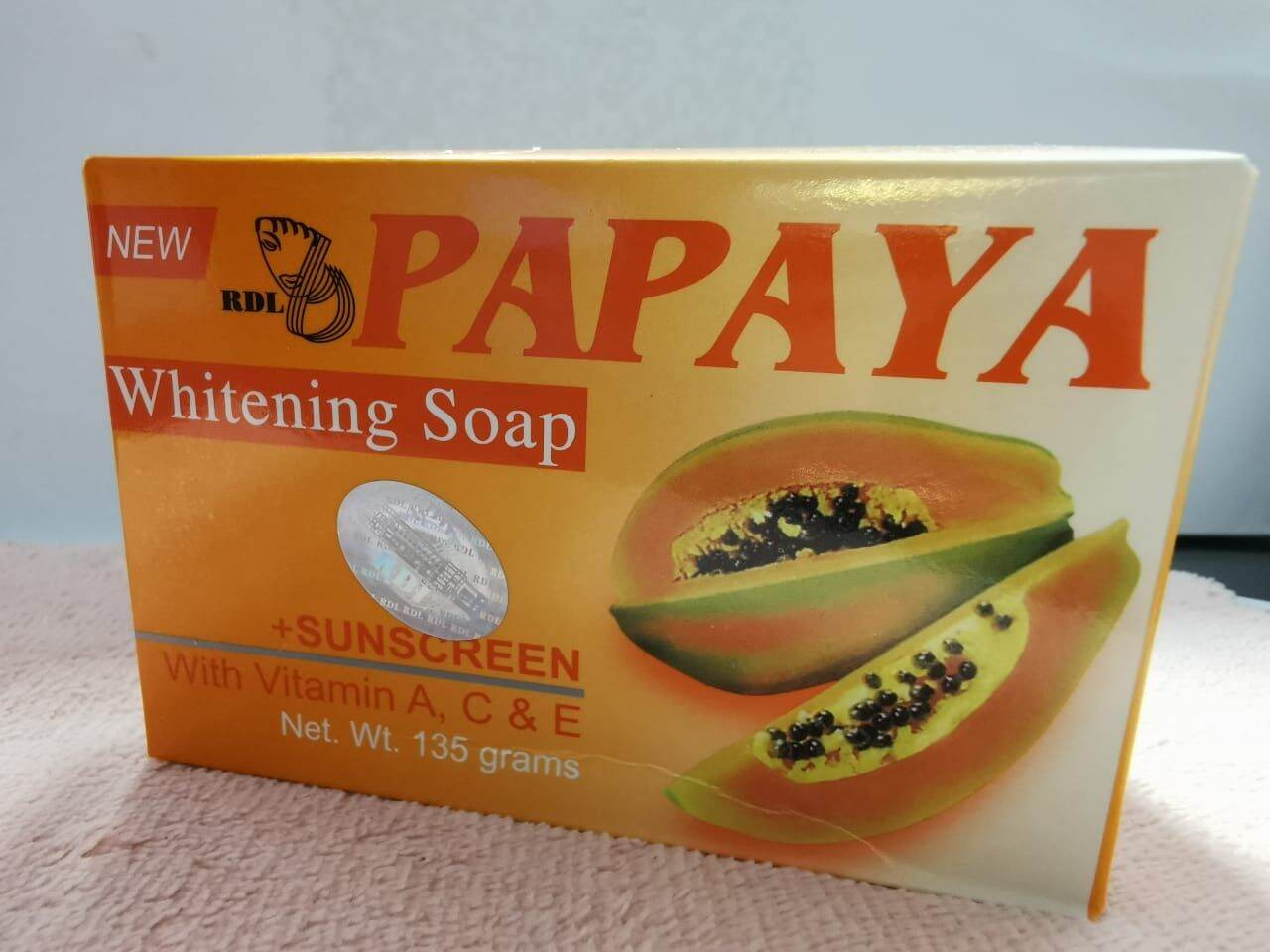 💯ORIGINAL RDL SABUN PAPAYA WHITENING SOAP 135g Lazada