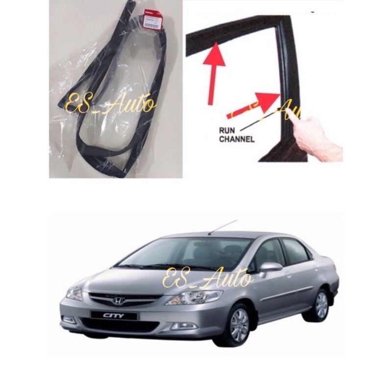*ORIGINAL HONDA SEL CITY 20032008 DOOR GLASS RUN CHANNEL RUBBER/ GETAH