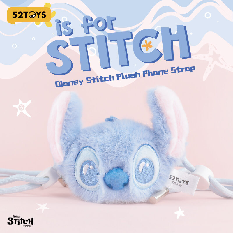 【Available On October 23th 08:30】52TOYS Disney Stitch Plush Phone Strap Merch