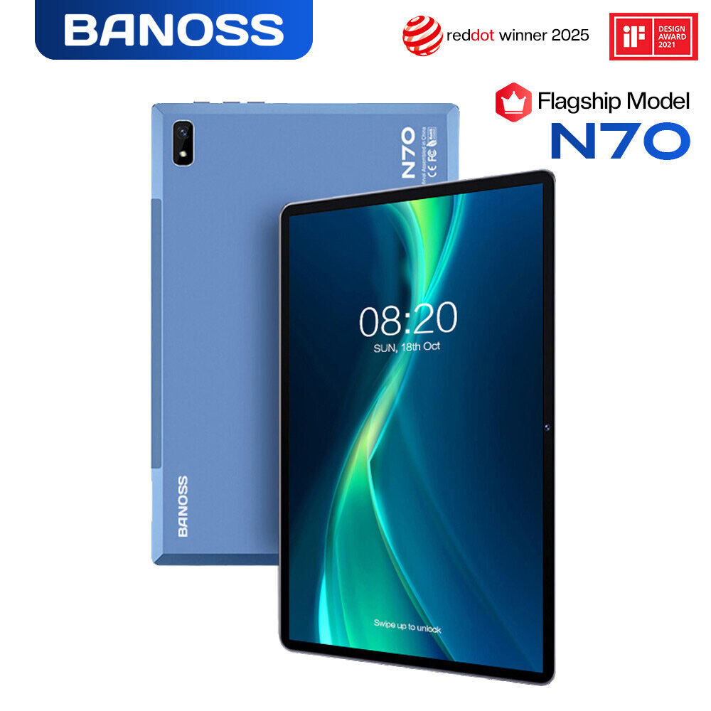 【2025 TOP5】รองรับภาษาไทย🔥BANOSS N70 tablet 10.1นิ้ว แท็บเล็ต 6GB 8GB 10GB RAM 128GB 256GB 512GB ROM Android 11 แท็บเล็ตของแท้ รองรับ4G ใส่ได้สองซิม 8800mAh battery❗ ประกันเครื่อง 12 ด. ประกันซอฟแวร ราคา 5,999 บาท*ส่งฟรี