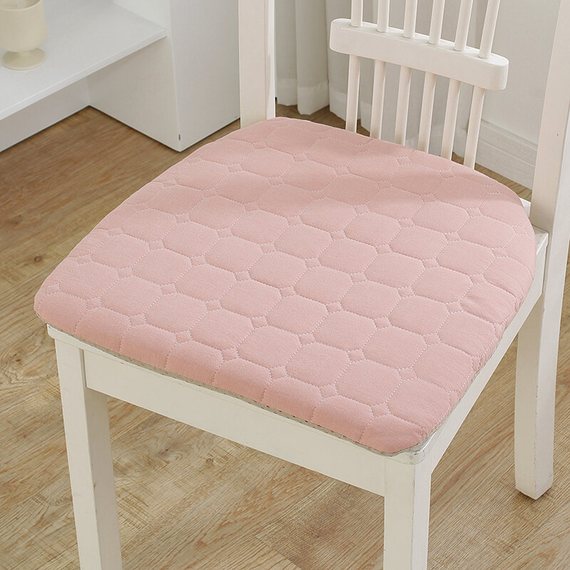 All-Season Cotton Fabric Office Chair Pad Student Stool Anti-Slip Seat Cushion Home Use Assorted Furniture Pads