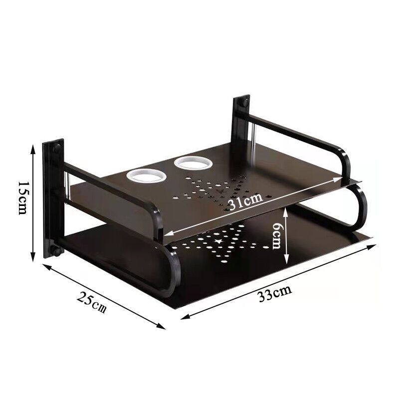 Set Top Box Simple Rack Price Double/Triple TV Box Router Set-top Boxes Player Single-layer Aluminum ...