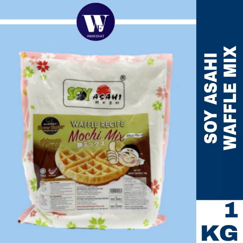 [1KG] SOY ASAHI WAFFLE MIX TEPUNG WAFFLE PREMIX Lazada