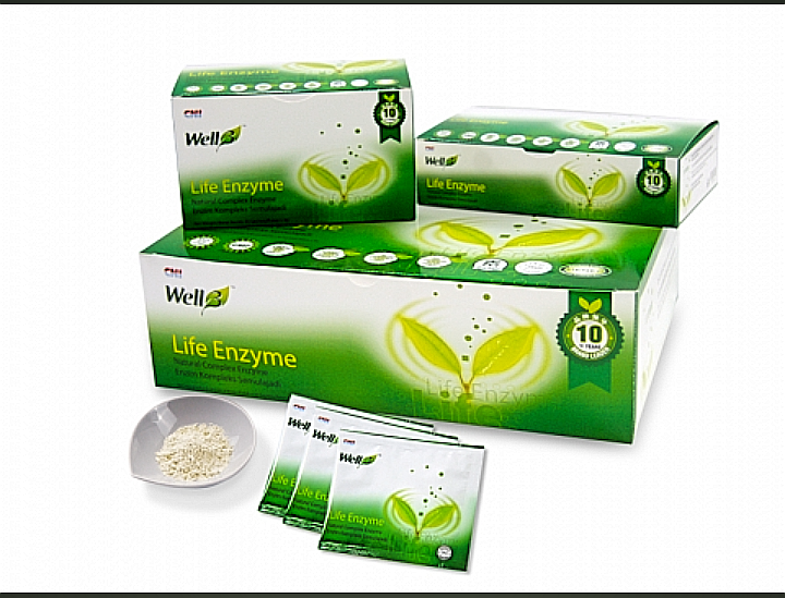 [FREE SHIPPING] Well3 Life Enzyme (digestion, cell regeneration, metabolism) (30 sachets)