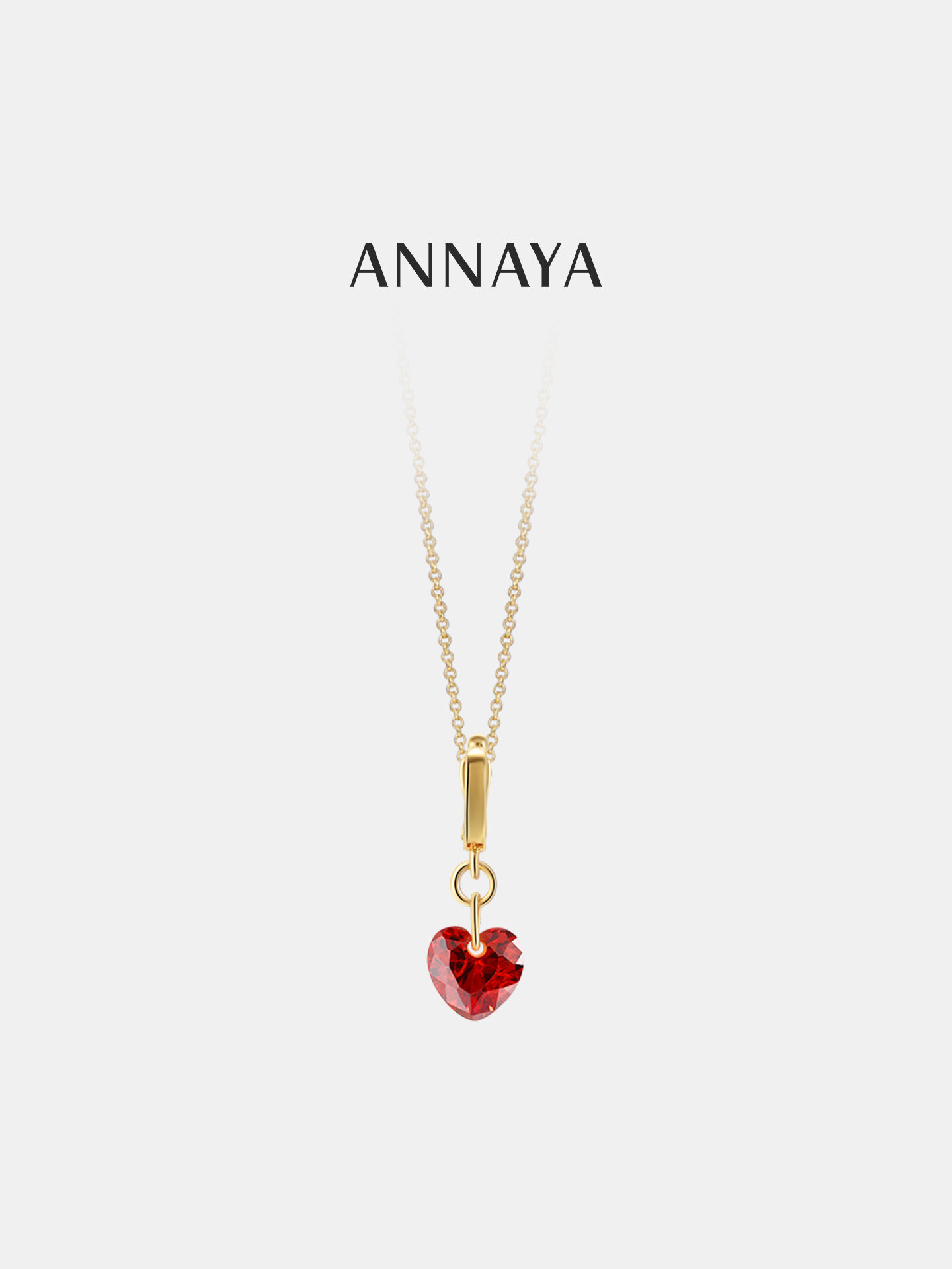 annaya | Romantic Heart-Shaped Necklace for Girlfriend - Jenama annaya Harga 368 Ringgit*Penghantaran Percuma