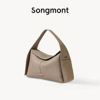 Songmont Medium Drippy Roof Bag Handbags for Women Full-Grain Leather Shoulder Bag