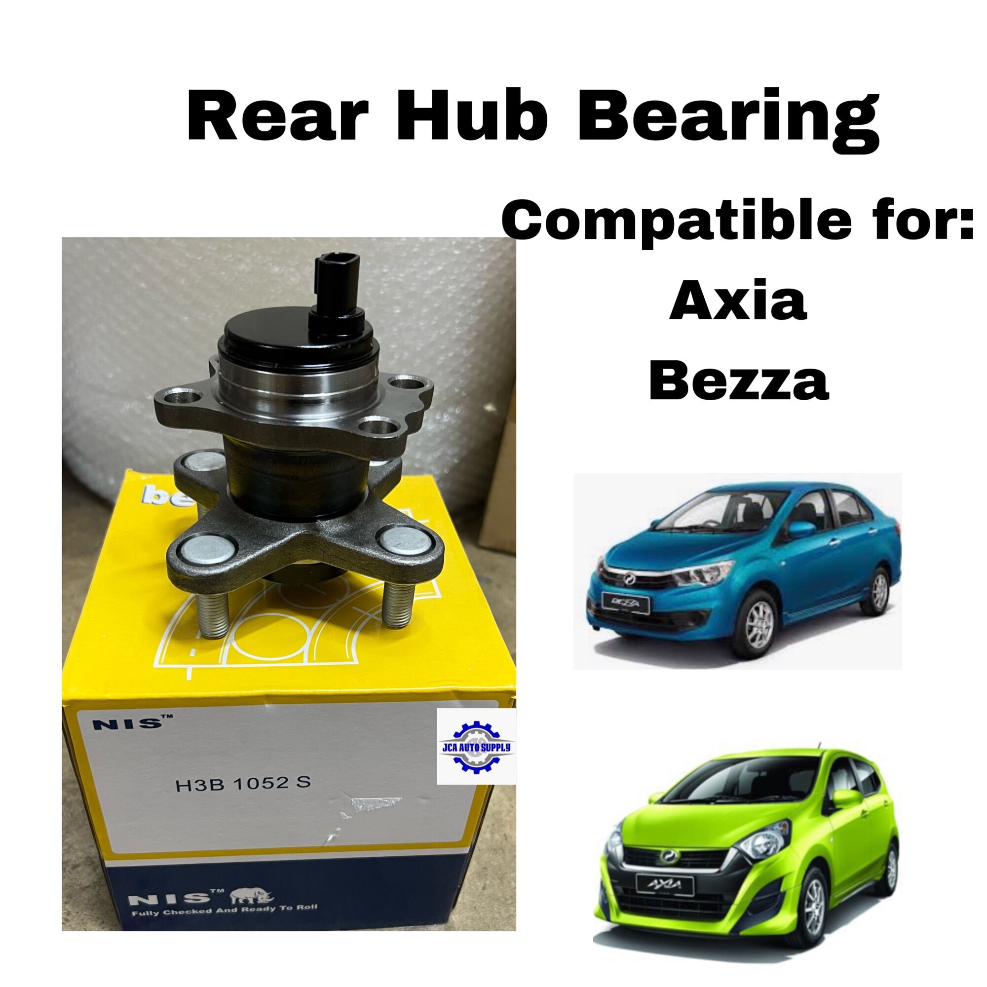 Rear Hub Bearing With ABS BEZZA Axia NIS H3B1052S Lazada