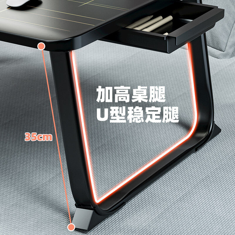 On Bed Small Table Computer Desk Student Study Desk Keyboard Dormitory Bed Table Children's Small Desk Folding Table. 