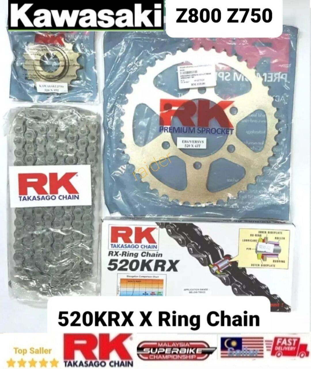 Z800 chain & sale sprocket