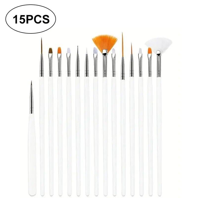 15pcs Fine Detail Paint Brush Set - Miniature Paint Brush For Detailing & Art Painting - Acrylic Watercolor OilModels
