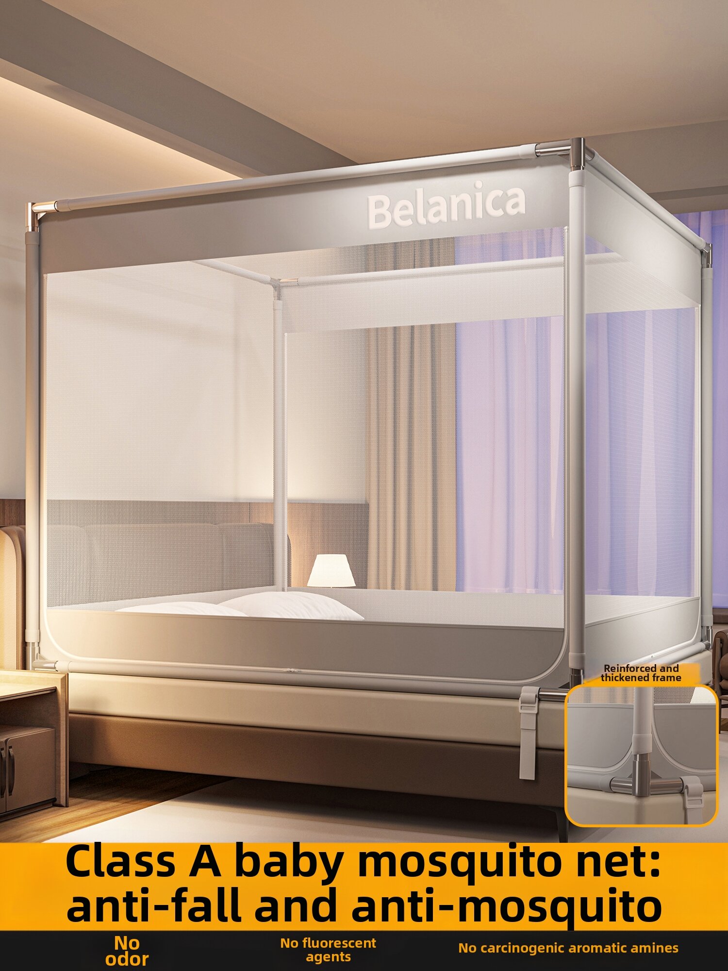 JIFANPAUL | Anti-Fall Baby Mosquito Net Full Enclosure Harga 66 Ringgit*Penghantaran Percuma