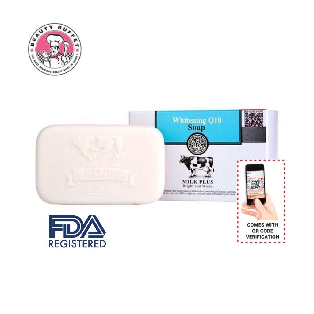 Beauty Buffet Milk Plus Whitening Q10 soap Beauty buffet牛奶美白手工精油皂 100g