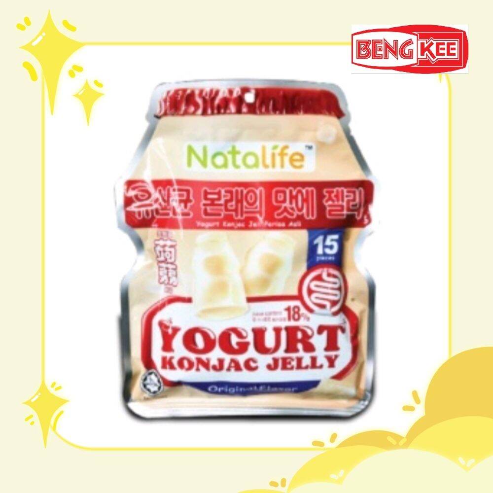 Beng kee🔥HALAL🔥Natalife Yogurt konjac jeli perisa asli🔥 Lazada